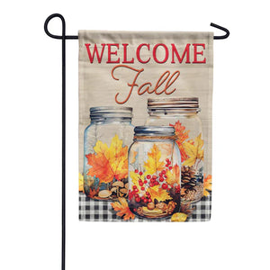 EB Garden Flag - Fall Jar
