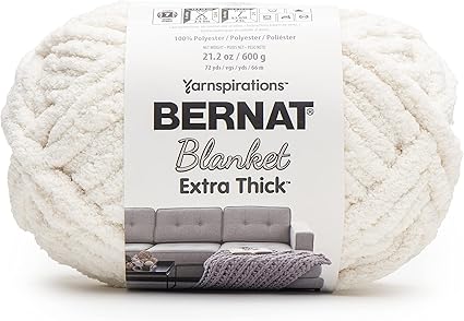 Bernat Blanket Extra Thick 600g - Vintage White 62008