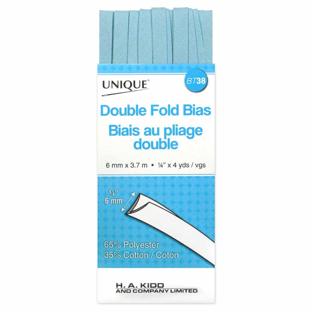 Bias Tape 1/4" Lt Blue