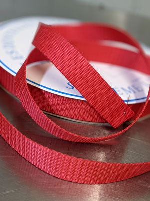 Polypro Webbing 25mm Red 730-008