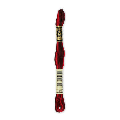 DMC 115 Red Varigated