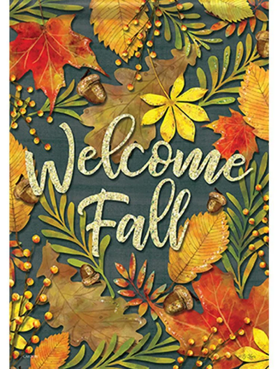 *EB Lg. Flag - Fall Leaves