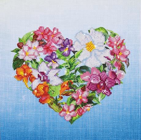 Diamond Dotz - Flower Heart DD7.008