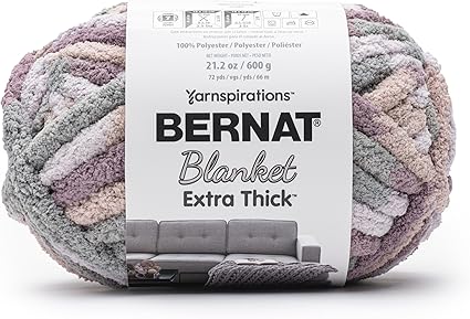 Bernat Blanket Extra Thick 600g - Purple Smoke 62032