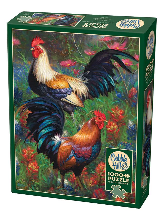 Puzzle 1000pc - Roosters 40188