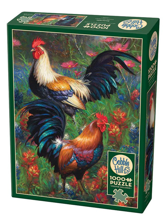 Puzzle 1000pc - Roosters 40188