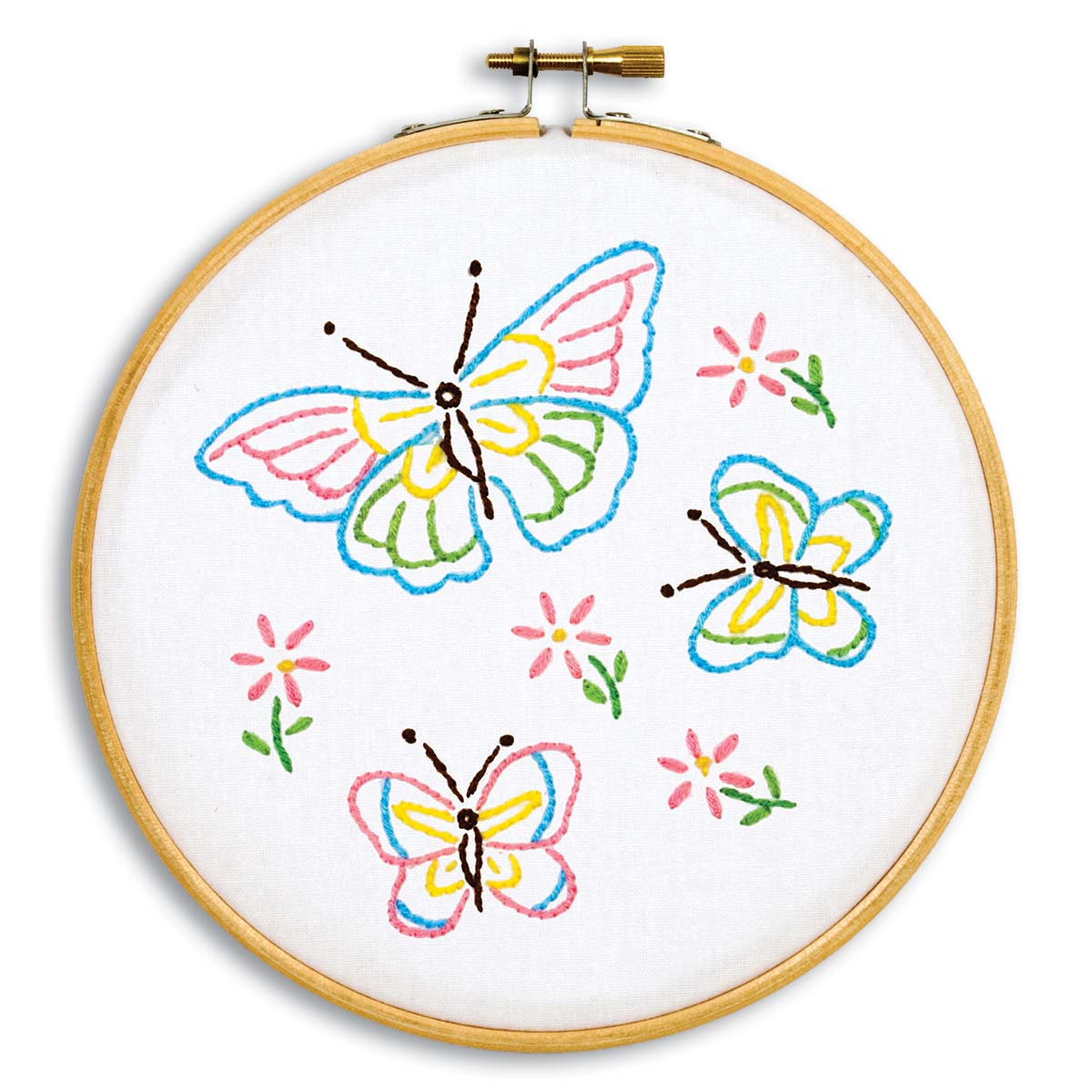 6" Hoop Kit - Fluttering Butterflies 143