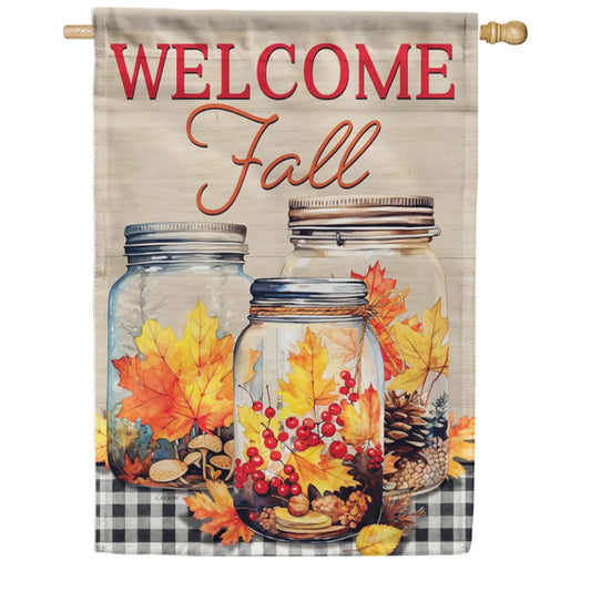 EB Lg Flag - Fall Jars