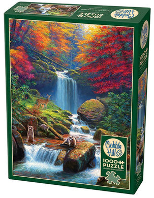 Puzzle 1000pc - Mystic Falls In Autumn 40002