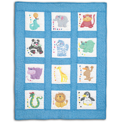 Nursery Quilt Blocks - Zoo 78