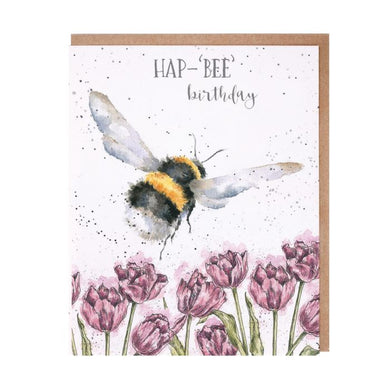 Wrendale Card - Hap-Bee Birthday