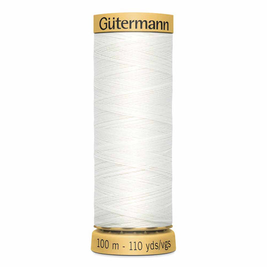 Gut Cotton Thread 100m - Nu White 1006