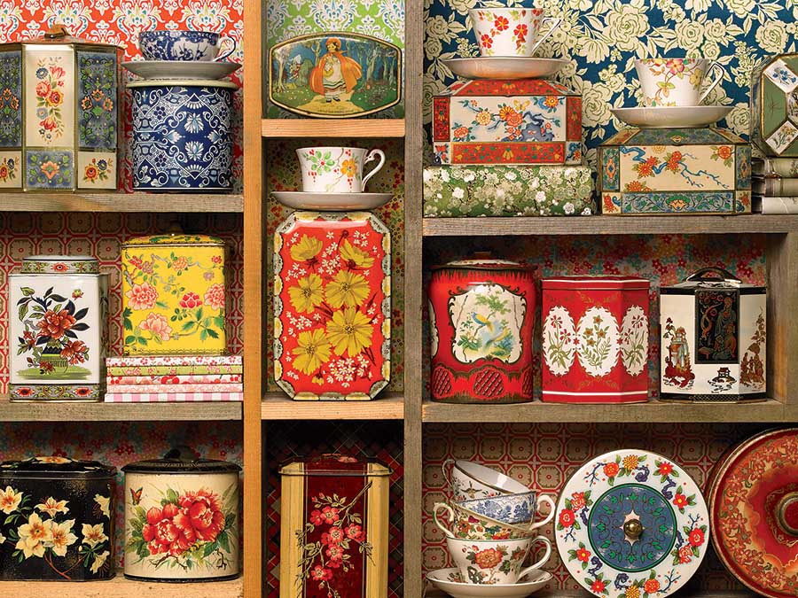 Puzzle 275pc - Tea Caddies (Vintage Tins)