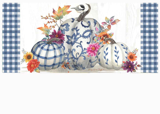 Sassafras Insert - Chinoiserie Pumpkins