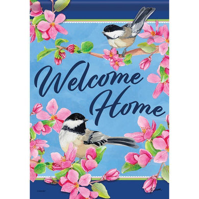 EB Garden Flag - Chickadees