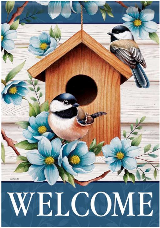 EB Large Flag - Chickadee Royal 54831