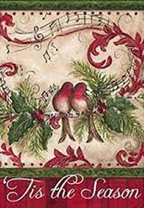 *EB Garden Flag - Musical Note Birds