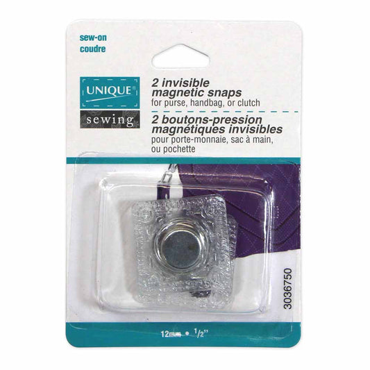 Unique Magnetic Invisible Snaps Sew-on 12mm 2 Sets 3036750