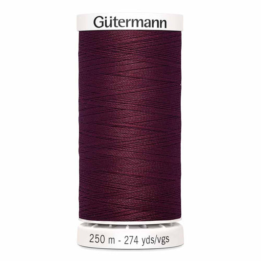 Gut Poly Thread 250m - Burgundy 450