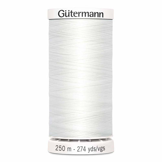 Gut Poly Thread 250m - Nu White 20