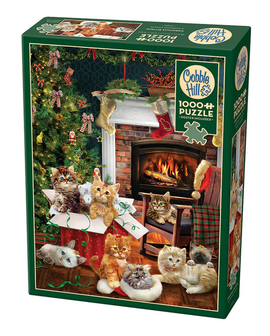 Puzzle 1000pc - Christmas Kittens 40216