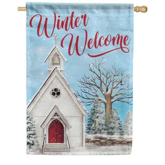 EB Lg Flag - Winter Church