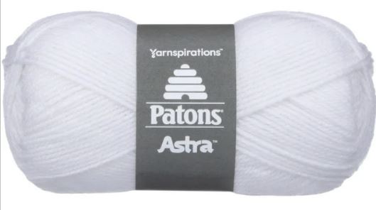 Patons Astra - White 50g 02751