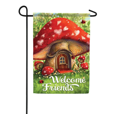 EB Garden Flag - Mushroom House