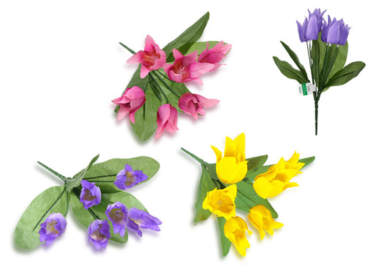 MC 10" Tulip Bush Asst