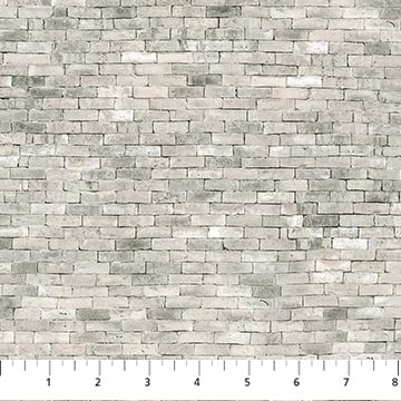 NC Naturescapes 44/45" - Brick Wall Mid Grey 25504-92