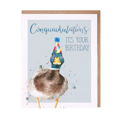 Wrendale Card - Conquackulations (Duck)