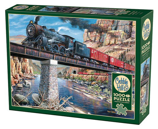 Puzzle 1000pc - Stone, Steel and Steam (Train) 40240