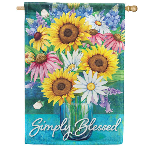 EB Lg  Flag - Blessed Bouquet