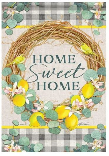 EB Garden Flag - Grapevine & Lemons