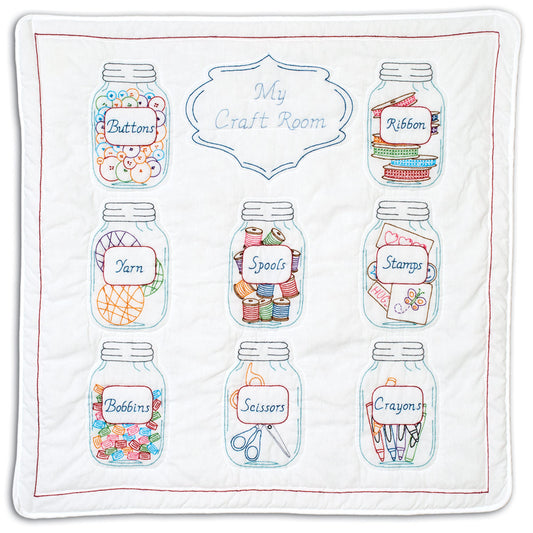 Wall/Lap Quilt - Mason Jar 626