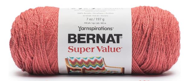 Bernat Super Value 197g - Farmhouse Red 53811