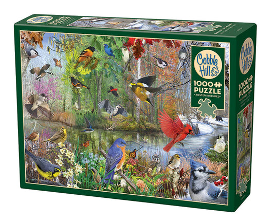 Puzzle 1000pc - Birds Of The Season 80243/40163