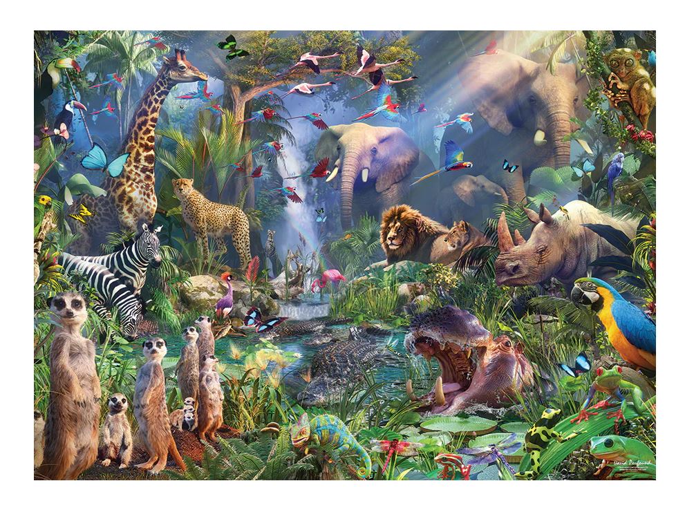Puzzle 1000pc - Into The Jungle 40187
