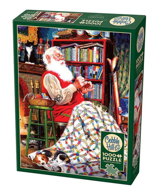 Puzzle 1000pc - Santa's Quilt 40301