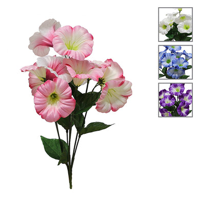DD Satin Petunia Bush Assorted 36cm