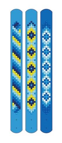 Diamond Dotz - Bracelets X 3 Blues Dotzies DTZ11.007