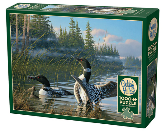 1000pc Puzzle - Common Loons 40175