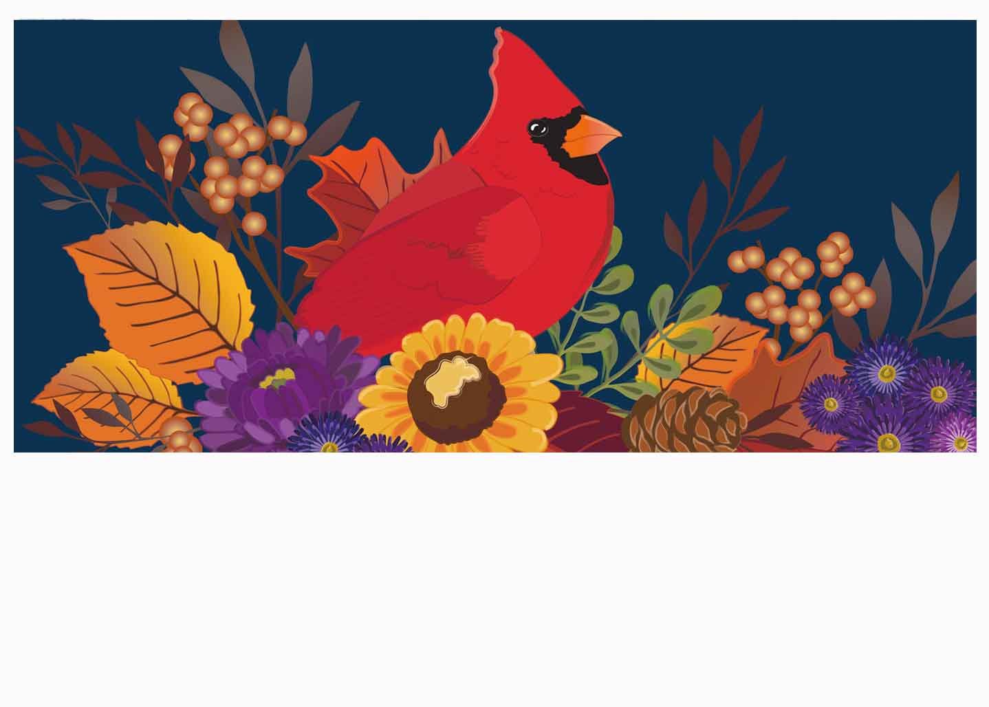 Sassafras Insert - Autumn Cardinal Floral