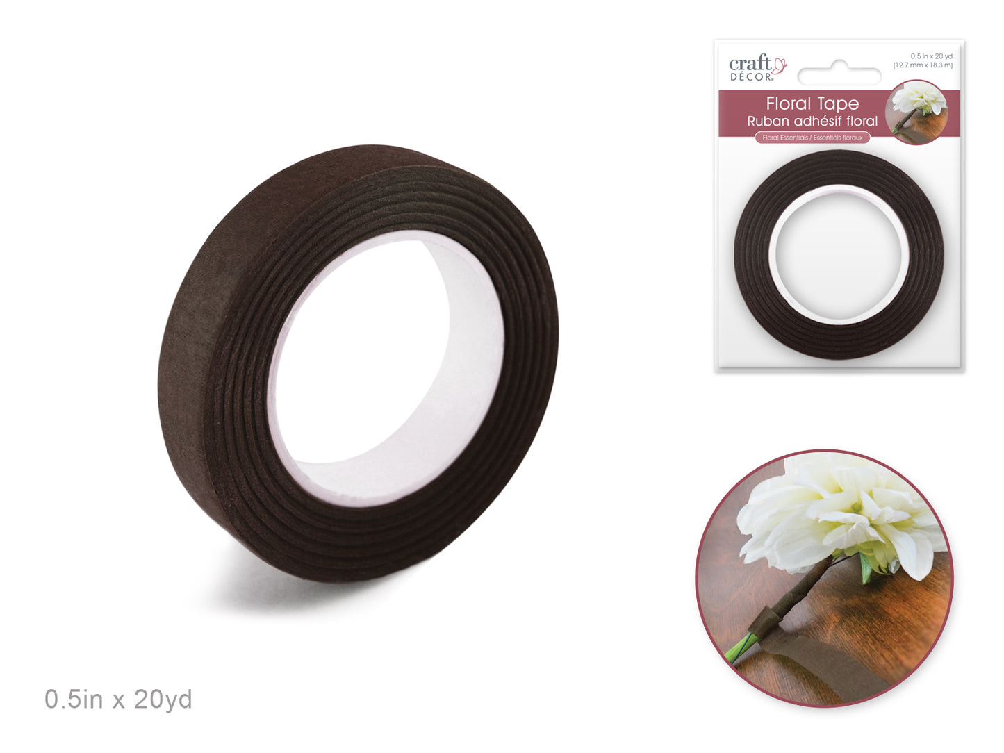 Floral Tape Brown