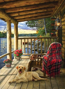 Puzzle 1000pc - Cabin Porch 80005