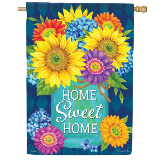 EB Lg  Flag - Summer Flower Jar