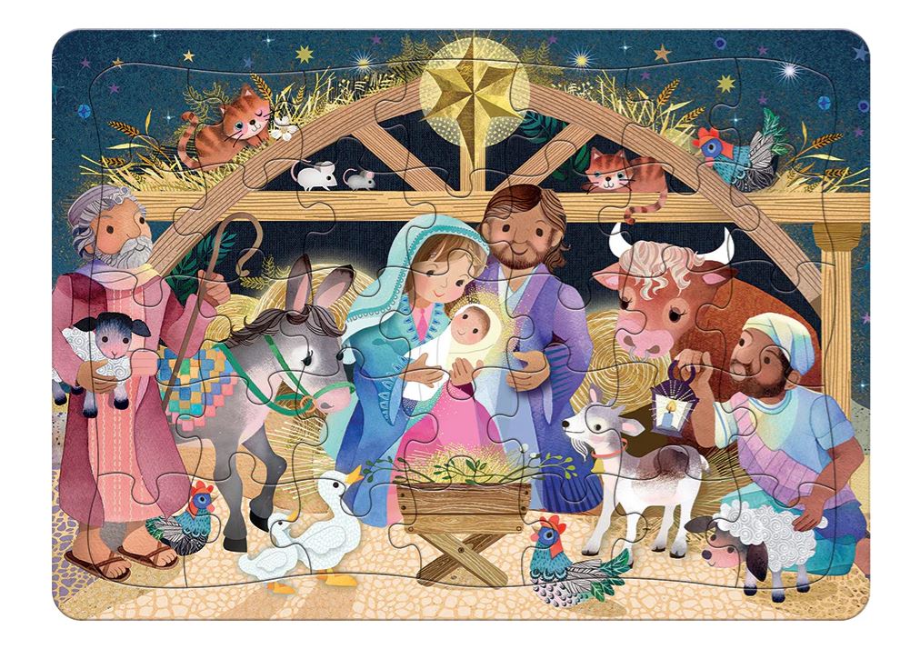 Tray Puzzle 35pc - A Child Is Born 58923