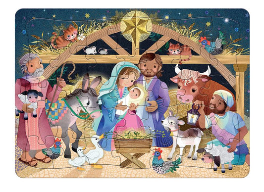 Tray Puzzle 35pc - A Child Is Born 58923