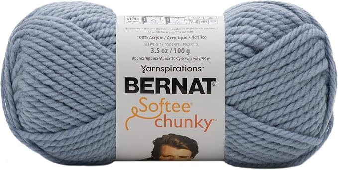 Bernat Softee Chunky 100g - Gray Blue 28802