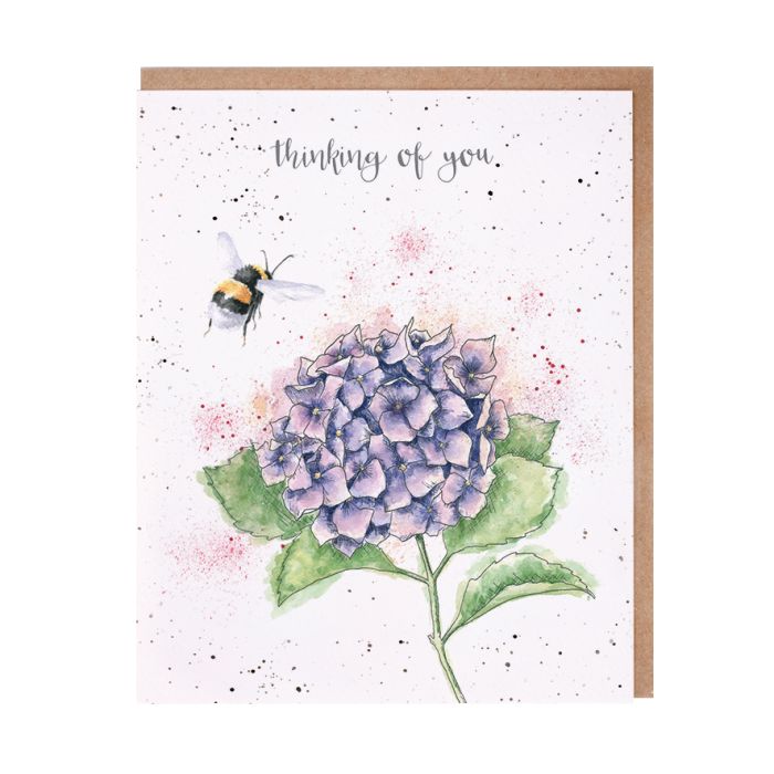 Wrendale Card - Thinking Of You Hydraenga